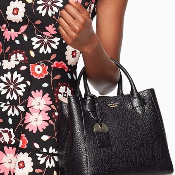 Kate Spade Carter Street Devlin Black Pebbled Leather Purse - Picture 2 of 11